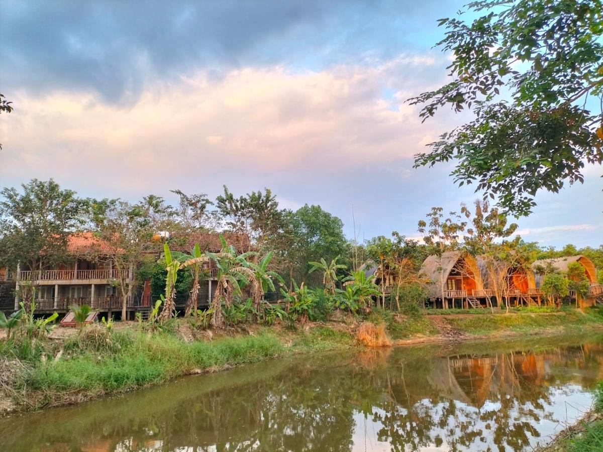Rice Straw Green Lodge- Resort Quan Tom Exterior foto